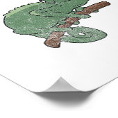 Did I Roll My Eyes Out Loud - Funny Chameleon Quot Poster (Ecke)