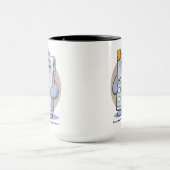 Did One Thing Retiring Now – Funny Burnout Humor Tasse (Zentrum)