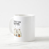 Did Somebody Say Treat Dog Lovers Funny Halloween  Kaffeetasse (Vorderseite Links)