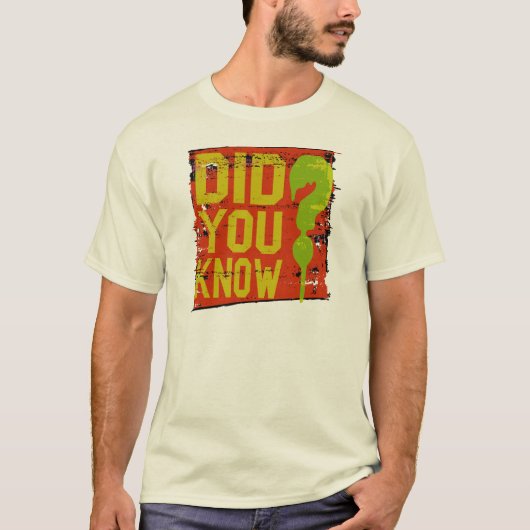 Did You Now? Wusstest du T-Shirt (Vorderseite)