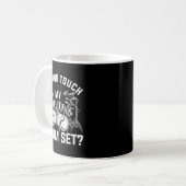 Did You Touch My Drum Set Funny Drummer Percussion Kaffeetasse (Vorderseite Links)