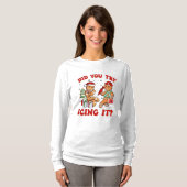 Did You Try Icing It – Funny Gingerbread Man  T-Shirt (Vorne ganz)
