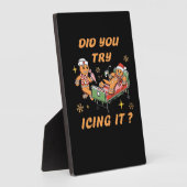 Did You Try Icing It, Nurse Christmas, Gingerbread Fotoplatte (Seite)