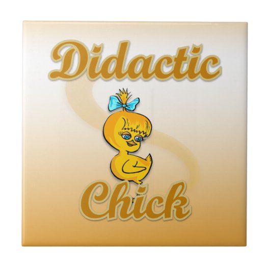 Didactic Chick Fliese (Vorderseite)