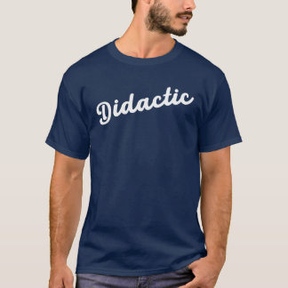 Didaktische Script-Logos im Frühjahr 2025 T-Shirt