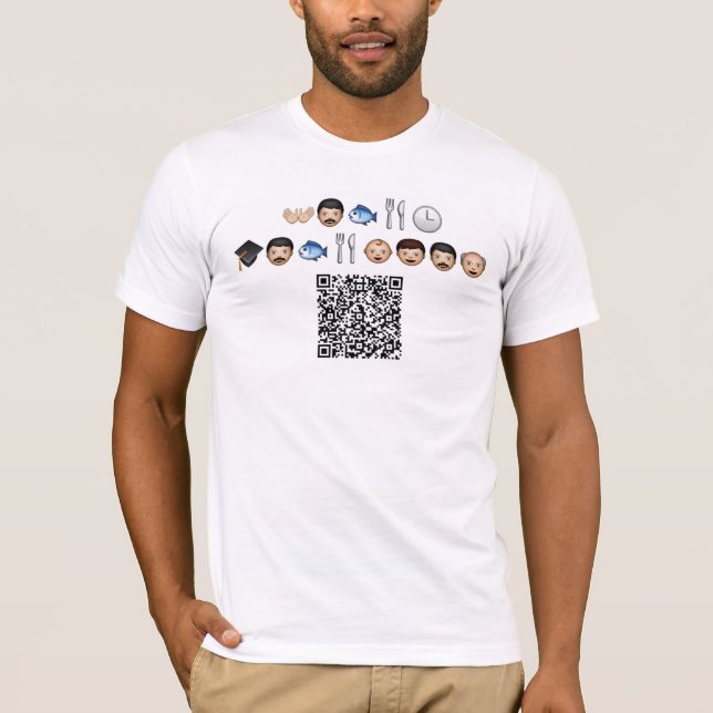 DiddleSkis - Emoticon-Rätsel (unterrichten Sie T-Shirt (Vorderseite)