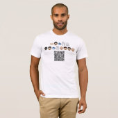 DiddleSkis - Emoticon-Rätsel (unterrichten Sie T-Shirt (Vorne ganz)