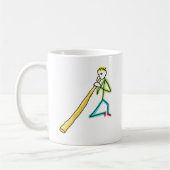 Didgeridoo Stickman Kaffeetasse (Links)