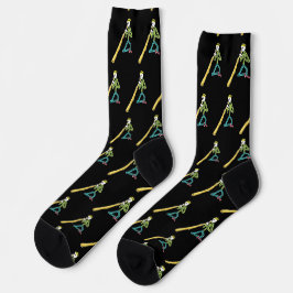 Didgeridoo Stickman Socken