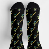 Didgeridoo Stickman Socken (Oben)