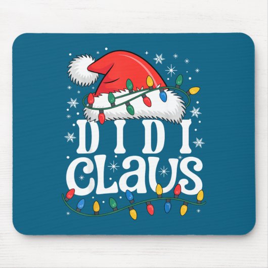Didi Claus Funny Xmas Christmas Grandma Holiday St Mousepad (Vorne)