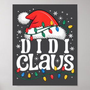 Didi Claus Lustiges Xmas Weihnachten Oma Holiday S Poster