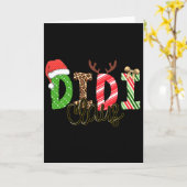 Didi Claus Xmas Happy Family New Santa Claus Chris Karte (Gelbe Blume)