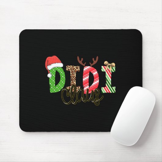 Didi Claus Xmas Happy Family New Santa Claus Chris Mousepad (Mit Mouse)
