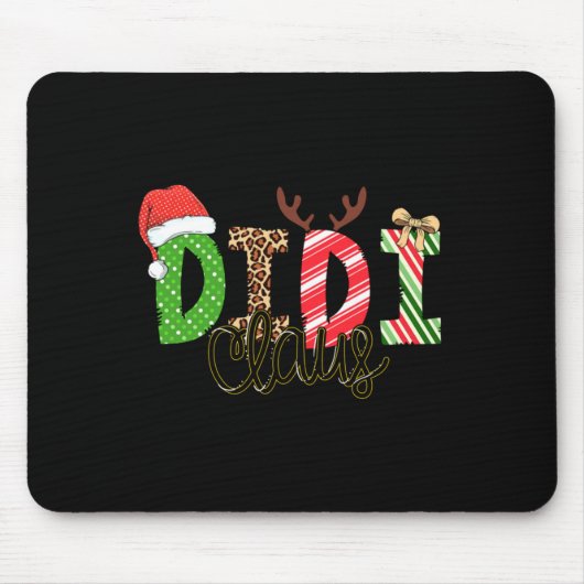 Didi Claus Xmas Happy Family New Santa Claus Chris Mousepad (Vorne)