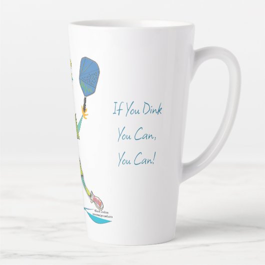 'Didi' - Pickleball Latte Tasse (Rechts)