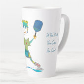 'Didi' - Pickleball Latte Tasse (Rechte Ecke)