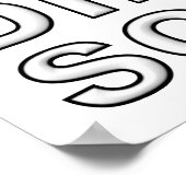 Didly Squats Funny Poster (Ecke)