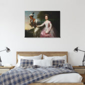 Dido Elizabeth Belle und Lady Murray Leinwanddruck (Insitu (Schlafzimmer))