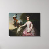 Dido Elizabeth Belle und Lady Murray Leinwanddruck (Vorderseite)
