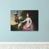 Dido Elizabeth Belle und Lady Murray Leinwanddruck (Insitu (Holzboden))