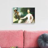 Dido Elizabeth Belle und Lady Murray Leinwanddruck (Insitu (Wohnzimmer))