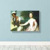 Dido Elizabeth Belle und Lady Murray Leinwanddruck (Insitu (Holzboden))