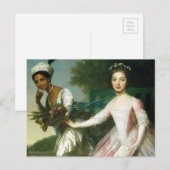Dido Elizabeth Belle und Lady Murray Postkarte (Vorne/Hinten)