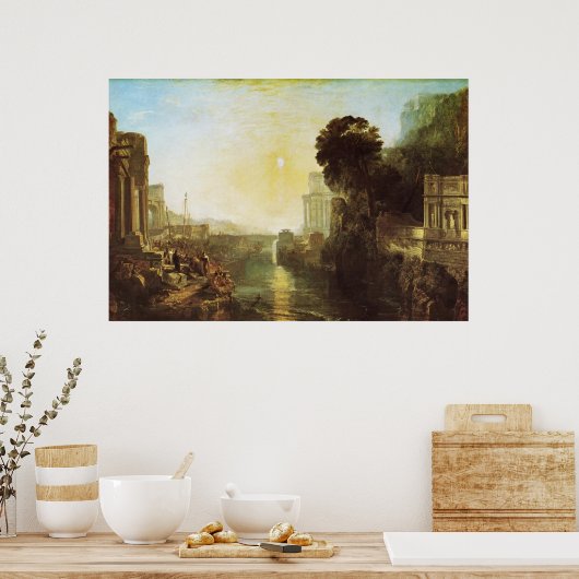 Dido Gebäude Carthage Canvas Print Poster (Küche)