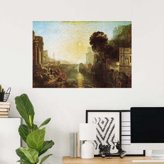 Dido Gebäude Carthage Canvas Print Poster (Heimbüro)