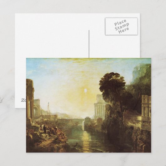 Dido Gebäude Carthage Postkarte (Vorne/Hinten)