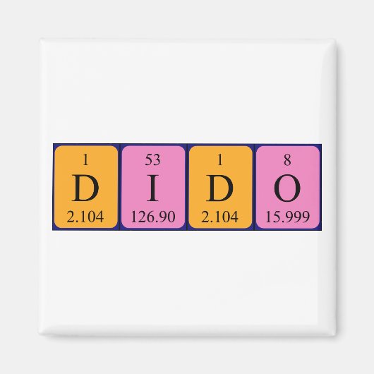 Dido Periodenmagnetmagnet Magnet (Vorne)