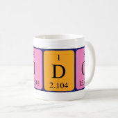 Dido Periodenname Tasse (VorderseiteRechts)