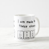 Dido Periodenname Tasse (VorderseiteRechts)