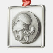 Didrachma von Heracles: entsprechende Silbernes Ornament (Links)