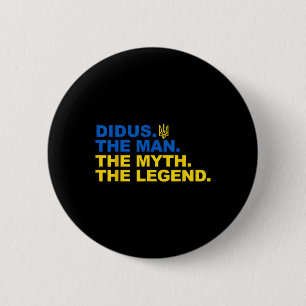 Didus Stolz Ukrainischer Opa Vatertag Trident Button