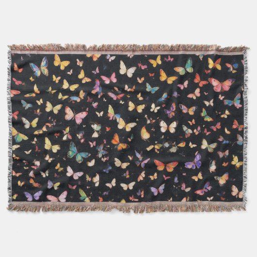 Die 1000 Schmetterlinge Schwarz Decke (Vorderseite)