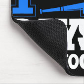 Die 100. Baseball Bat Student Teac School Mousepad (Ecke)