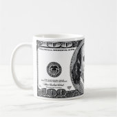 die 100-Dollar-Tasse Kaffeetasse (Links)