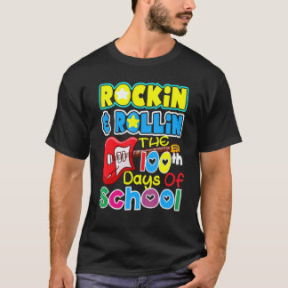 Die 100 Tage Schule Lehrer Schüler T-Shirt