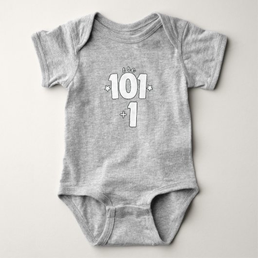 Die 101 + 1 baby strampler (Vorderseite)