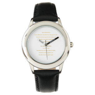 Die 10 Gebote Armbanduhr