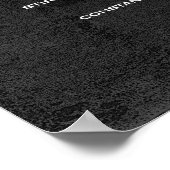 Die 10 Gebote des kreativen Schreibens Poster (Ecke)