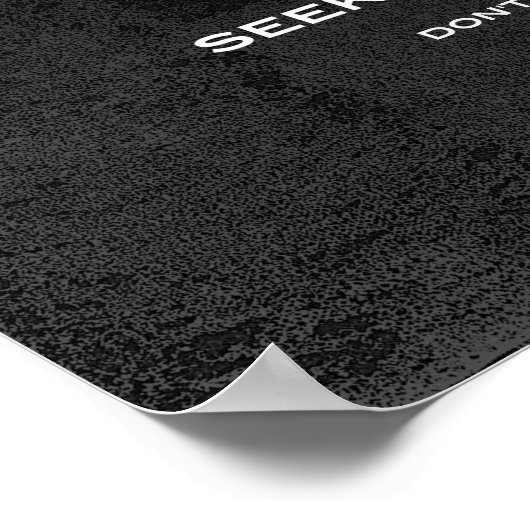 Die 10 Gebote des Mental Wellness. Poster (Ecke)