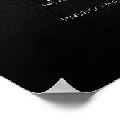 Die 10 Gebote für Schwermetall Poster (Ecke)