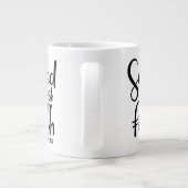 Die 10 Gebote Jumbo-Tasse (Rückseite)