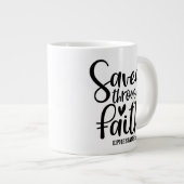 Die 10 Gebote Jumbo-Tasse (Vorderseite Rechts)