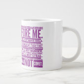 Die 10 Gebote Jumbo-Tasse (Rechts)