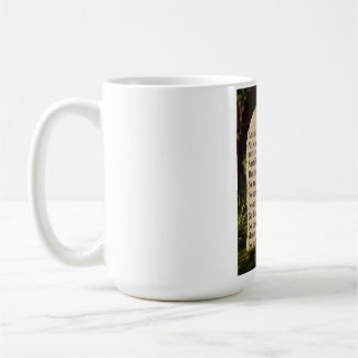 Die 10 Gebote Kaffeetasse
