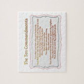 Die 10 Gebote Puzzle (Vertikal)